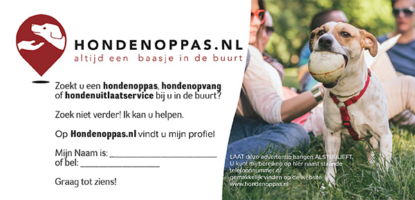 Hondenoppas Flyer